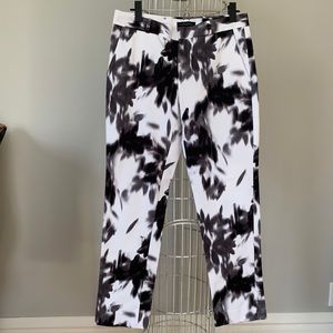 Banana Republic Ryan Straight-Fit Floral Pants